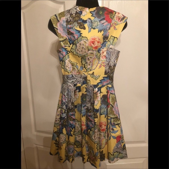 Cynthia Rowley Yellow Floral Prima Dress - Picture 2 of 6